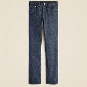 J Crew Mid-rise straight jean with Lurex® metallic threads in 1984 rigid size 26